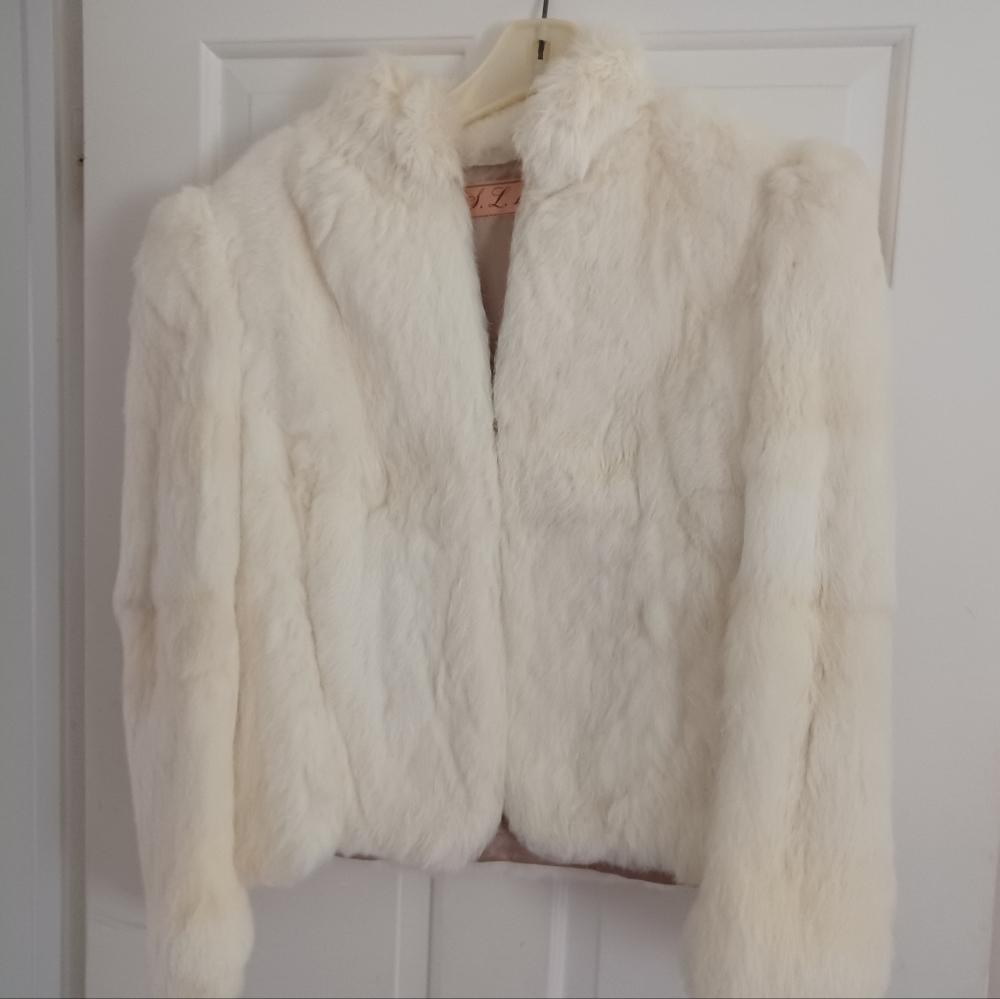Rabbit Fur Mid length Coat
